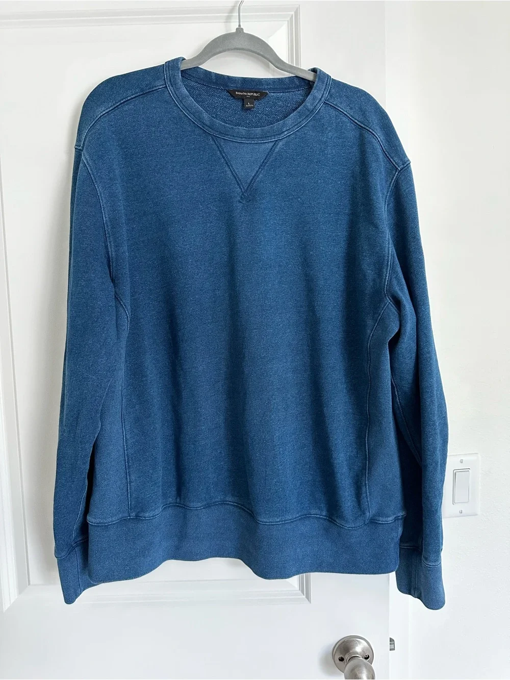Banana Republic Indigo Crewneck Sweatshirt